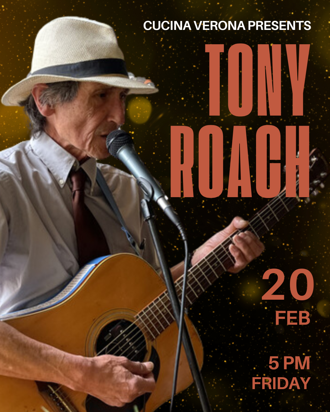 Tony Roach Live Music at Cucina Verona